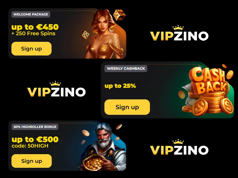 vipzino bonuses